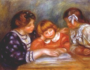 Pierre Auguste Renoir - The lesson 2