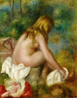 Pierre Auguste Renoir - Bather, Seated Nude