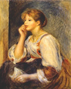 Pierre Auguste Renoir - Girl with a letter