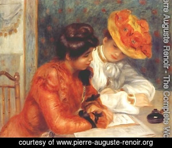 Pierre Auguste Renoir - The letter
