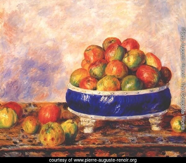 Apples in a dish