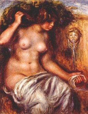Pierre Auguste Renoir - Woman at the fountain