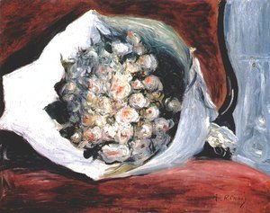Pierre Auguste Renoir - Bouquet in a theater box