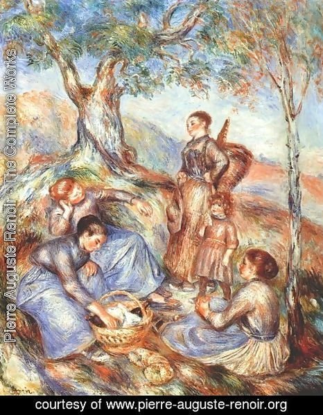 Pierre Auguste Renoir - The grape pickers at lunch