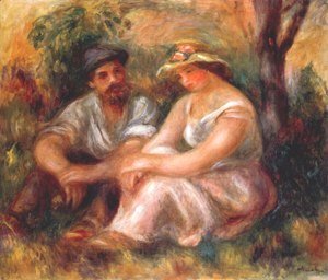 Pierre Auguste Renoir - Seated couple