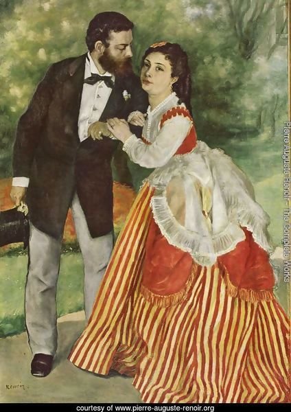 Portrait of the couple Sisley