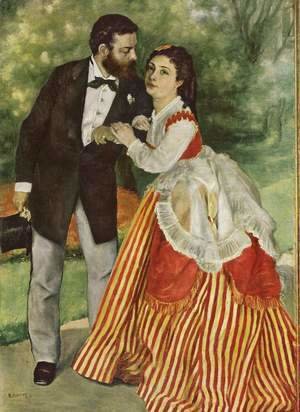 Pierre Auguste Renoir - Portrait of the couple Sisley