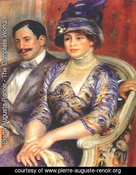 Pierre Auguste Renoir - Portrait of M. and Mme. Bernheim de Villers