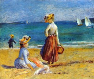 Pierre Auguste Renoir - Figures on the Beach