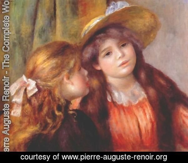 Pierre Auguste Renoir - Two girls