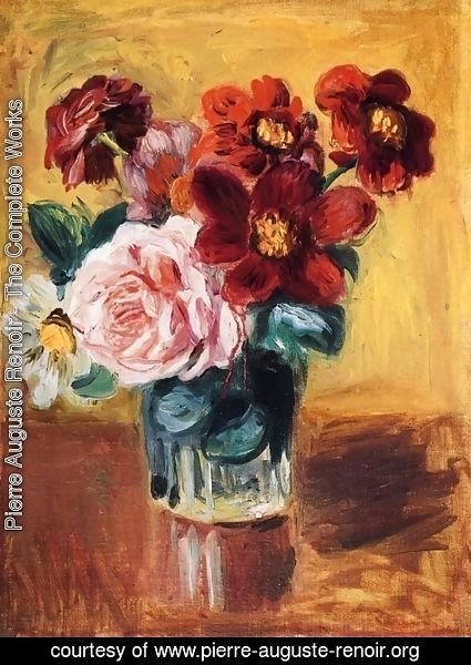 Pierre Auguste Renoir - Flowers in a Vase 3