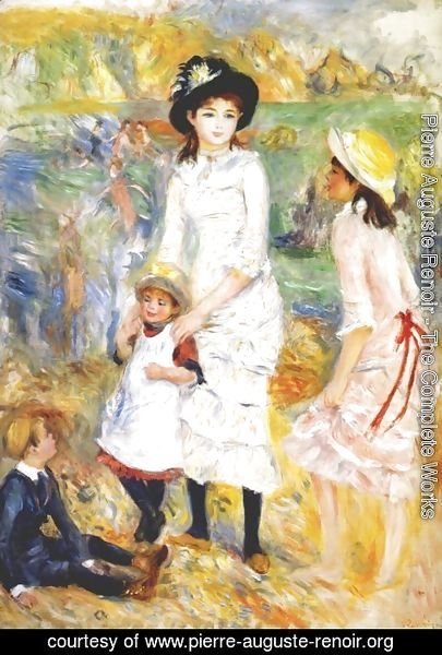 Pierre Auguste Renoir - Children on the seashore