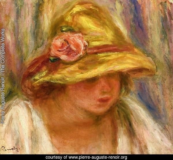 Study of a Woman in a Yellow Hat