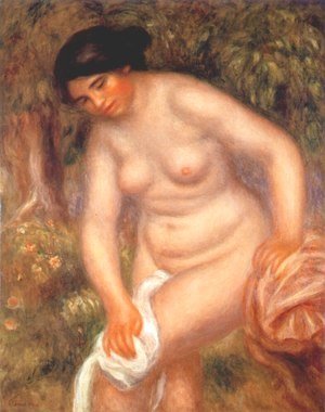 Pierre Auguste Renoir - Bather drying herself 2
