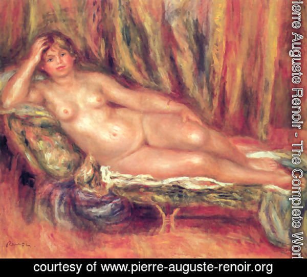 Pierre Auguste Renoir - Nude on a Couch