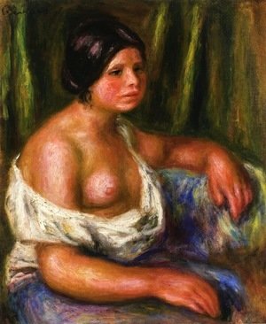 Pierre Auguste Renoir - Woman in Blue 2