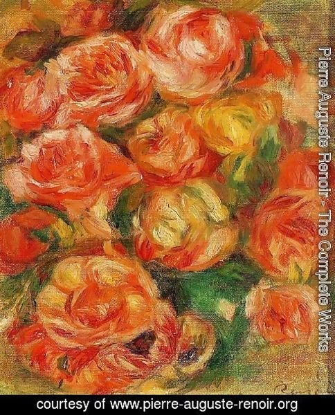 Pierre Auguste Renoir - A Bowlful Of Roses