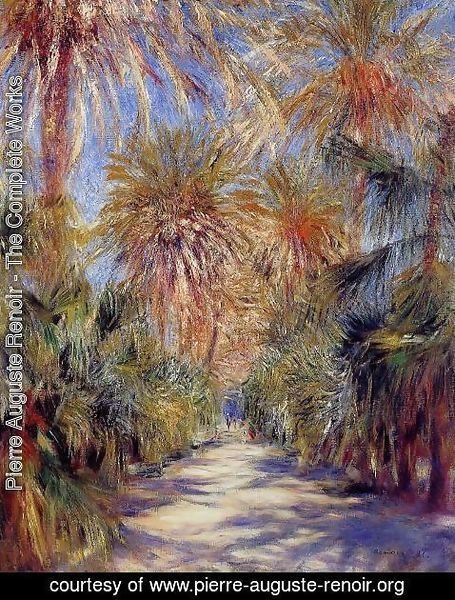 Pierre Auguste Renoir - Algiers  The Garden Of Essai