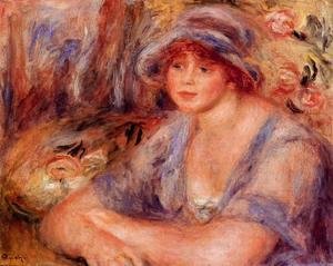 Pierre Auguste Renoir - Andree In Blue Aka Andree Heurschling