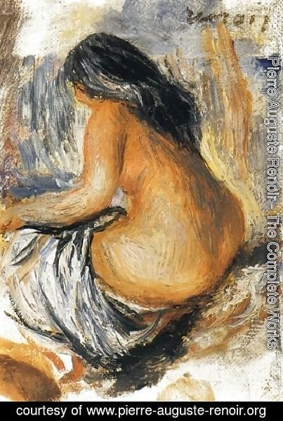 Pierre Auguste Renoir - Bather From The Back