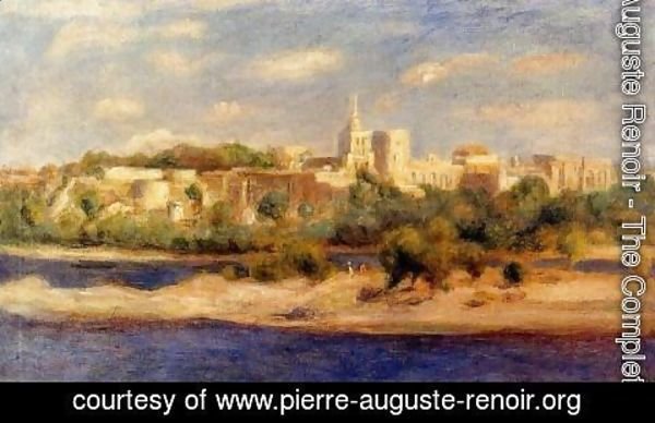 Pierre Auguste Renoir - Bathers On The Banks Of The Thone In Avignon