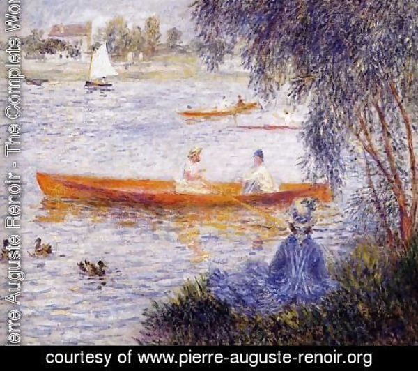 Pierre Auguste Renoir - Boating At Argenteuil