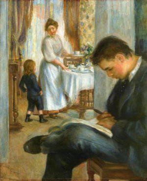 Pierre Auguste Renoir - Breakfast At Berneval
