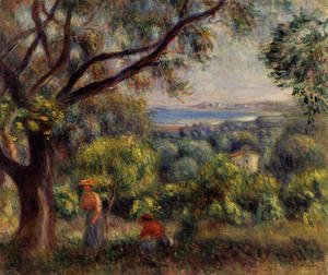 Pierre Auguste Renoir - Cagnes Landscape Aka View Of Collettes