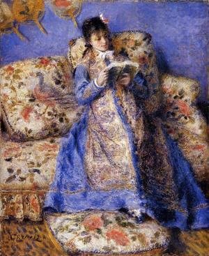 Pierre Auguste Renoir - Camille Monet Reading