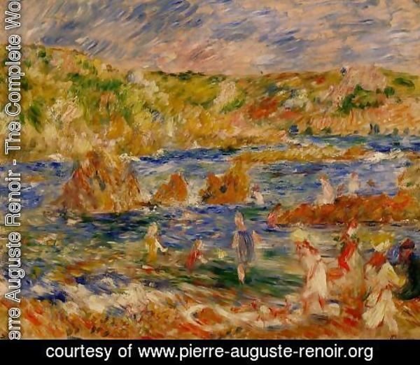 Pierre Auguste Renoir - Children On The Beach At Guernsey