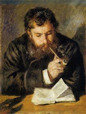 Pierre Auguste Renoir - Claude Monet Aka The Reader
