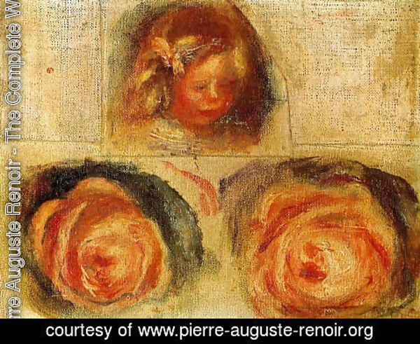 Pierre Auguste Renoir - Coco And Roses (study)