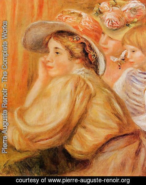 Pierre Auguste Renoir - Coco And Two Servants