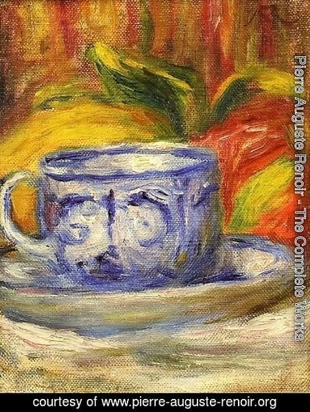 Pierre Auguste Renoir - Cup And Fruit