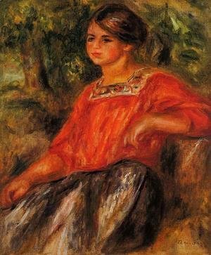 Pierre Auguste Renoir - Gabrielle In The Garden At Cagnes