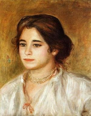 Pierre Auguste Renoir - Gabrielle Wearing A Necklace