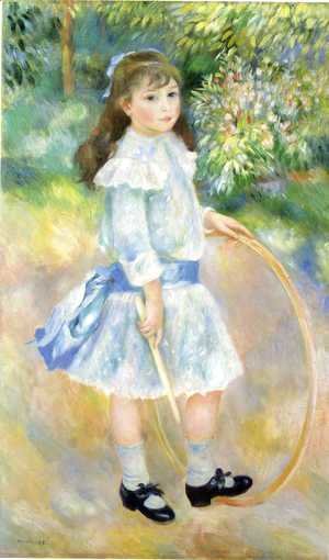 Pierre Auguste Renoir - Girl With A Hoop