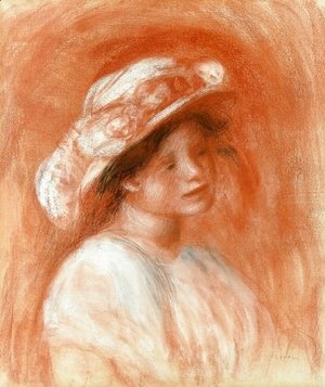 Pierre Auguste Renoir - Head Of A Girl
