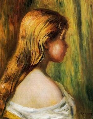 Pierre Auguste Renoir - Head Of A Young Girl2