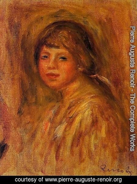 Pierre Auguste Renoir - Head Of A Young Woman6