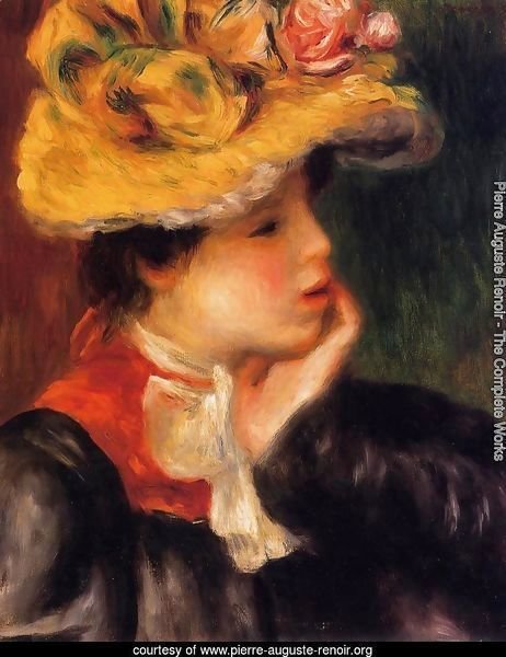 Head Of A Young Woman Aka Yellow Hat