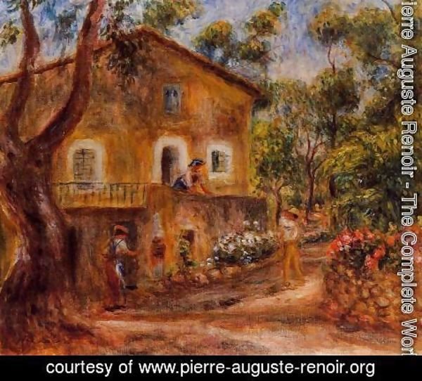 Pierre Auguste Renoir - House In Collett At Cagnes