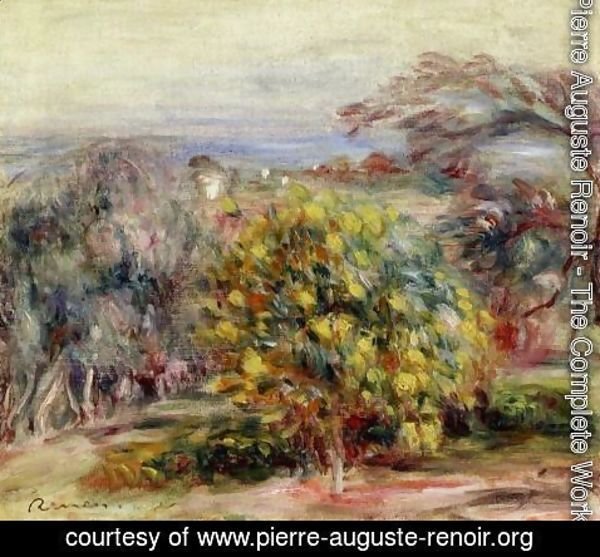 Pierre Auguste Renoir - Landscape At Collettes
