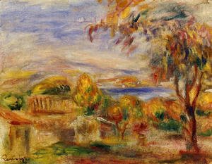 Pierre Auguste Renoir - Landscape By The Sea
