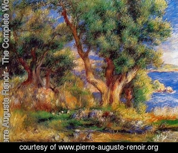 Pierre Auguste Renoir - Landscape Near Manton