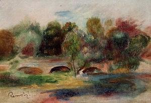 Pierre Auguste Renoir - Landscape With Bridge
