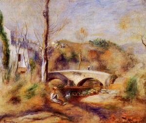 Pierre Auguste Renoir - Landscape With Bridge2