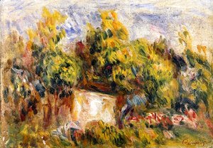 Pierre Auguste Renoir - Landscape With Cabin