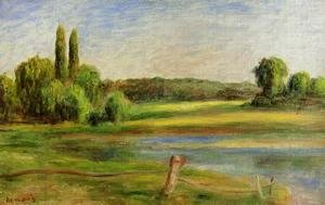 Pierre Auguste Renoir - Landscape With Fence
