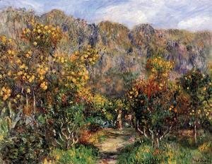 Pierre Auguste Renoir - Landscape With Mimosas